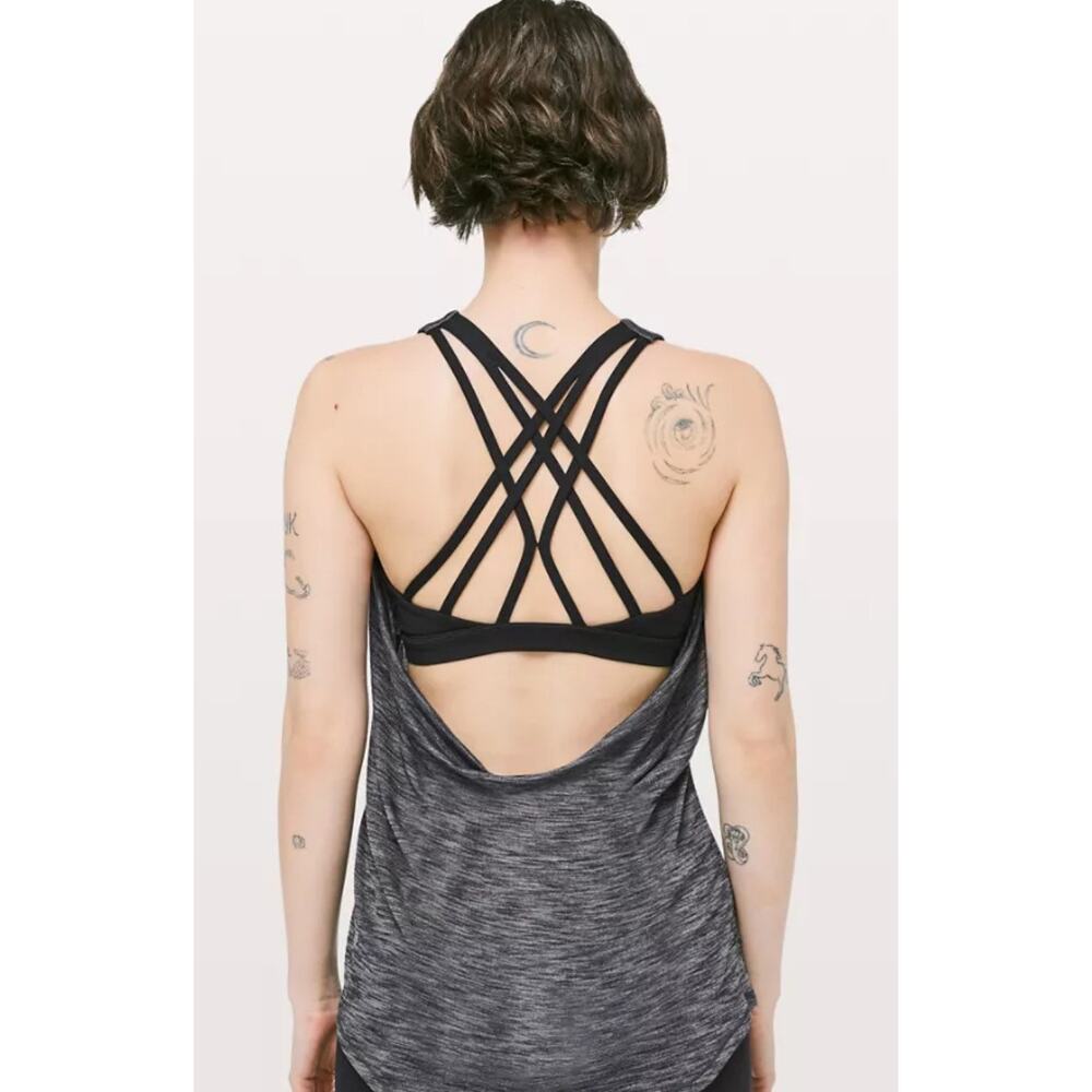 Lululemon Slay the studio 2-in-1 tank with Built in sports bra size 8 - Picture 7 of 9